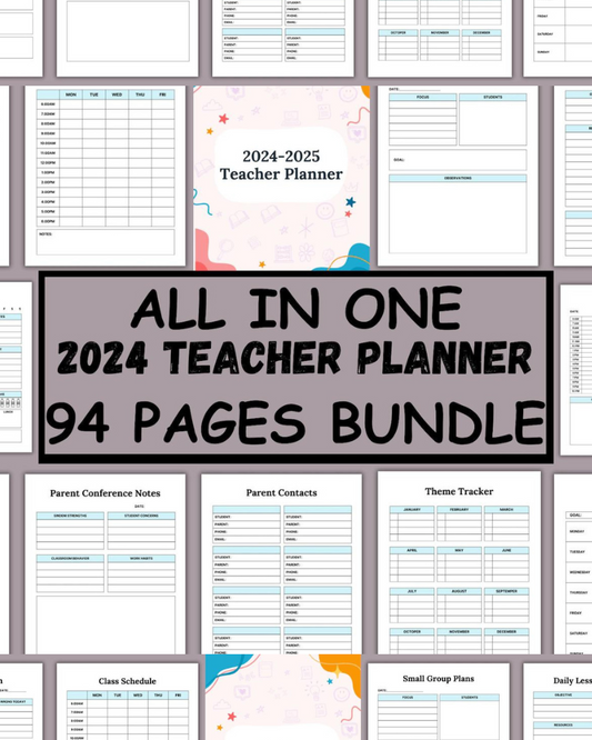 2024/25 Digital Planner For Teachers