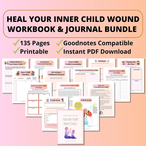 Heal Your Inner Child Workbook Bundle