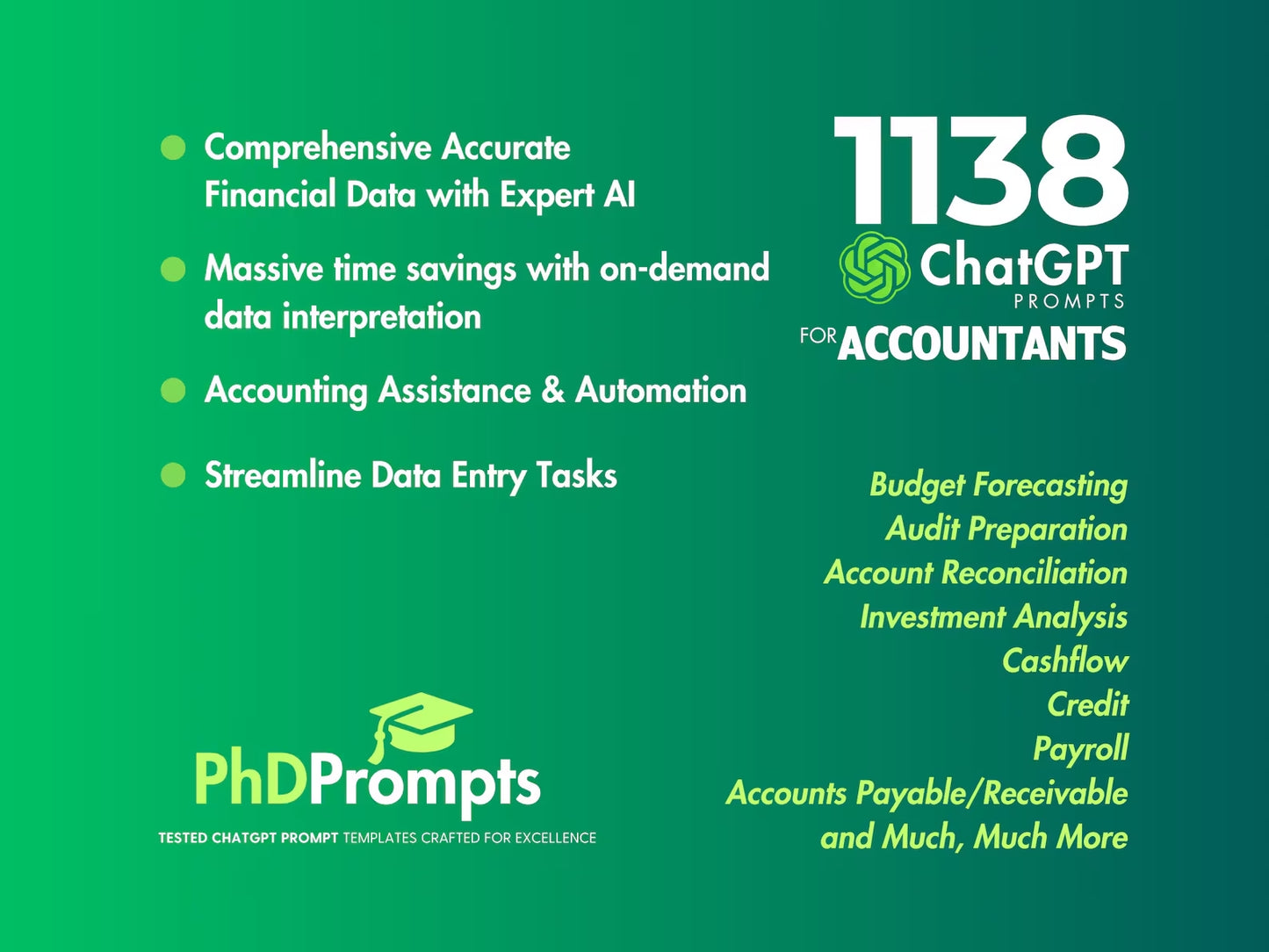 1100+ ChatGPT Prompts for Accountants