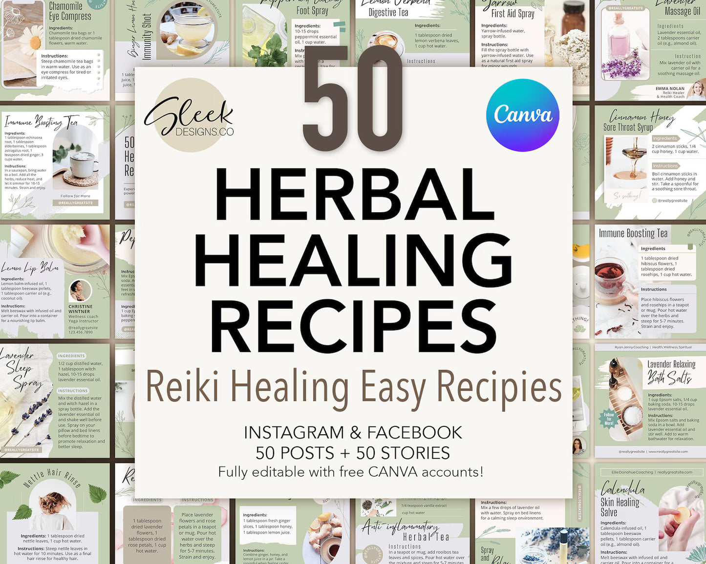 50+ Easy Herbal Healing Recipes