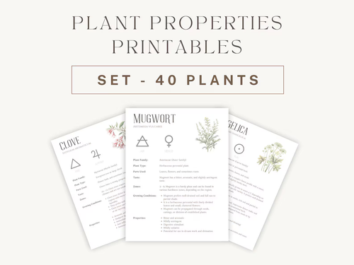 Herbal Wellness Collection: 40 Printable Guides